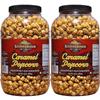 Stonehedge Farms Caramel Flavored Popcorn | 32 oz Tub (Pack of 2) | Perfect for Holidays and Christmas | Reclosable Barrels | Bulk Gourmet Popped Carmel Pop Corn view 1