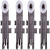 4 PC Dishwasher Upper Dishrack Wheel Replaces For KitchenAid KUDI021RBL0 KUDC01TMBL0 KUDC01TMBL1 KUDC01TMBL6 KUDC01TMWH1 KUDC01TMWH6 KUDC01TMWHO KUDC02IRBL0 KUDC02IRBL1 KUDC02IRBL3 KUDC02IRBL2 view 1