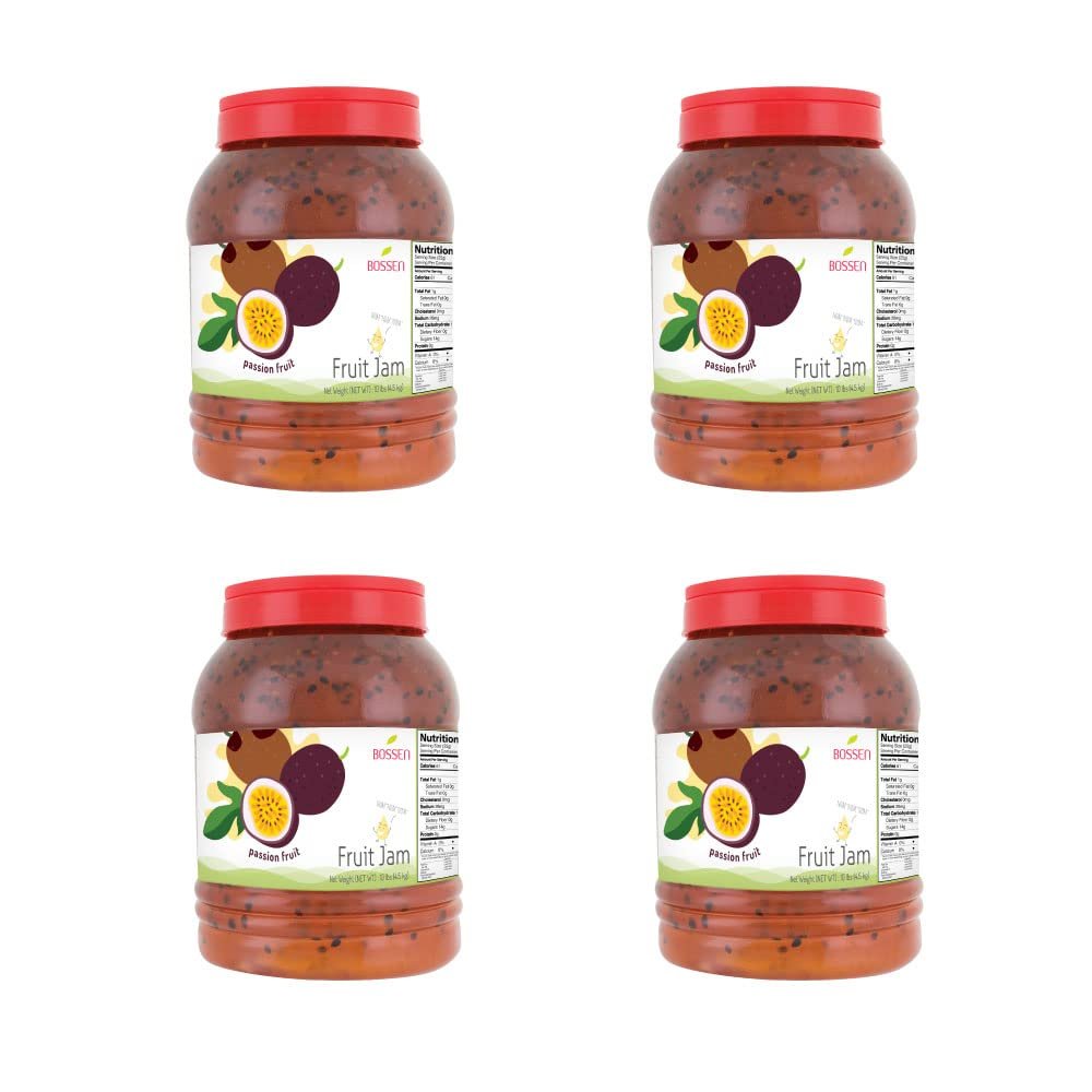 Bossen Fruit Jam/Smoothie Paste (Case (4 bottles), Passion Fruit)