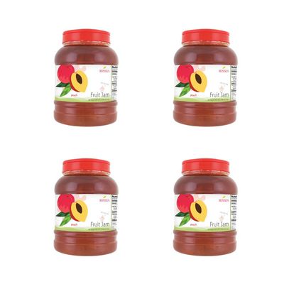 Bossen Fruit Jam/Smoothie Paste (Case (4 bottles), Peach)