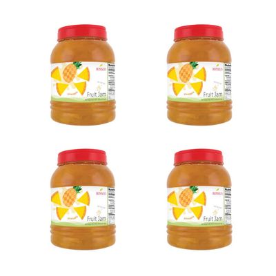 Bossen Fruit Jam/Smoothie Paste (Case (4 bottles), Pineapple)