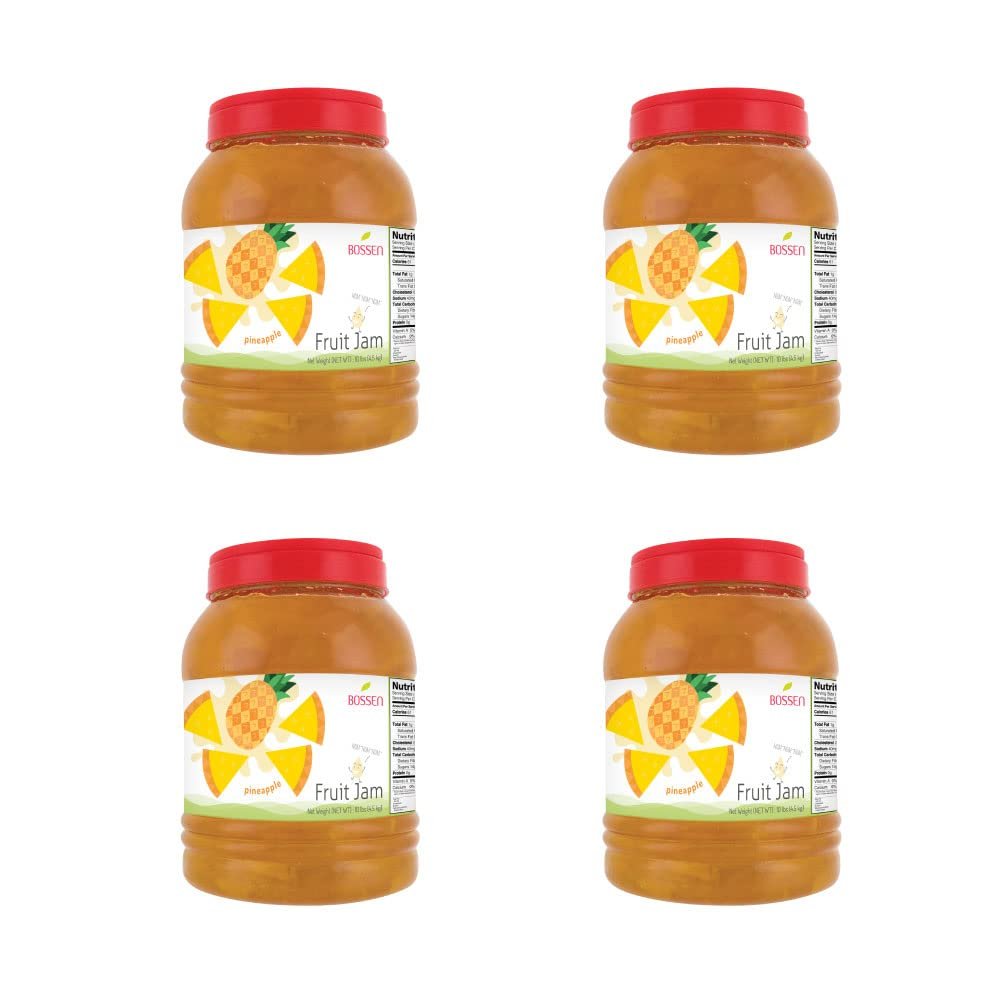 Bossen Fruit Jam/Smoothie Paste (Case (4 bottles), Pineapple)