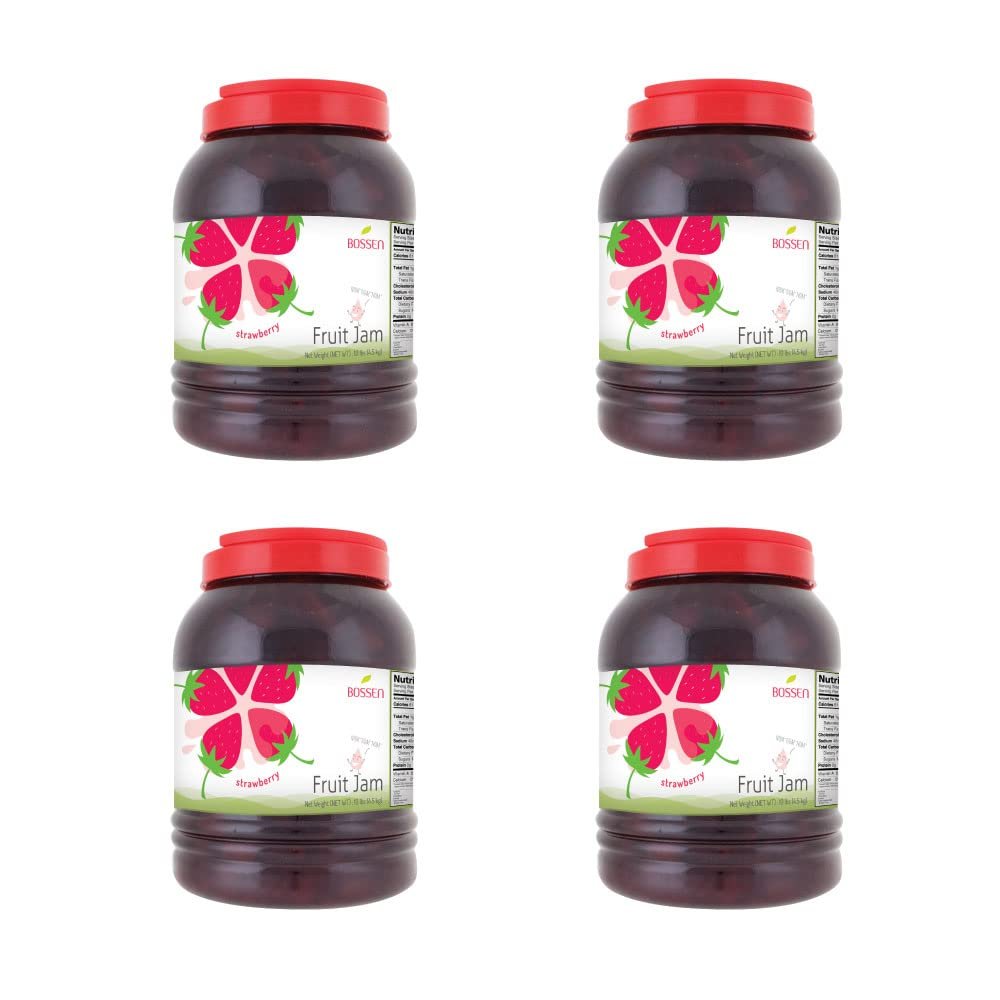 Bossen Fruit Jam/Smoothie Paste (Case (4 bottles), Strawberry)