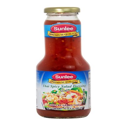 Sunlee Pre-mix sauces 10.14 fl oz (300 mL) [Pack of 2 Bottles] (Thai Spicy Salad Dressing (Yum))