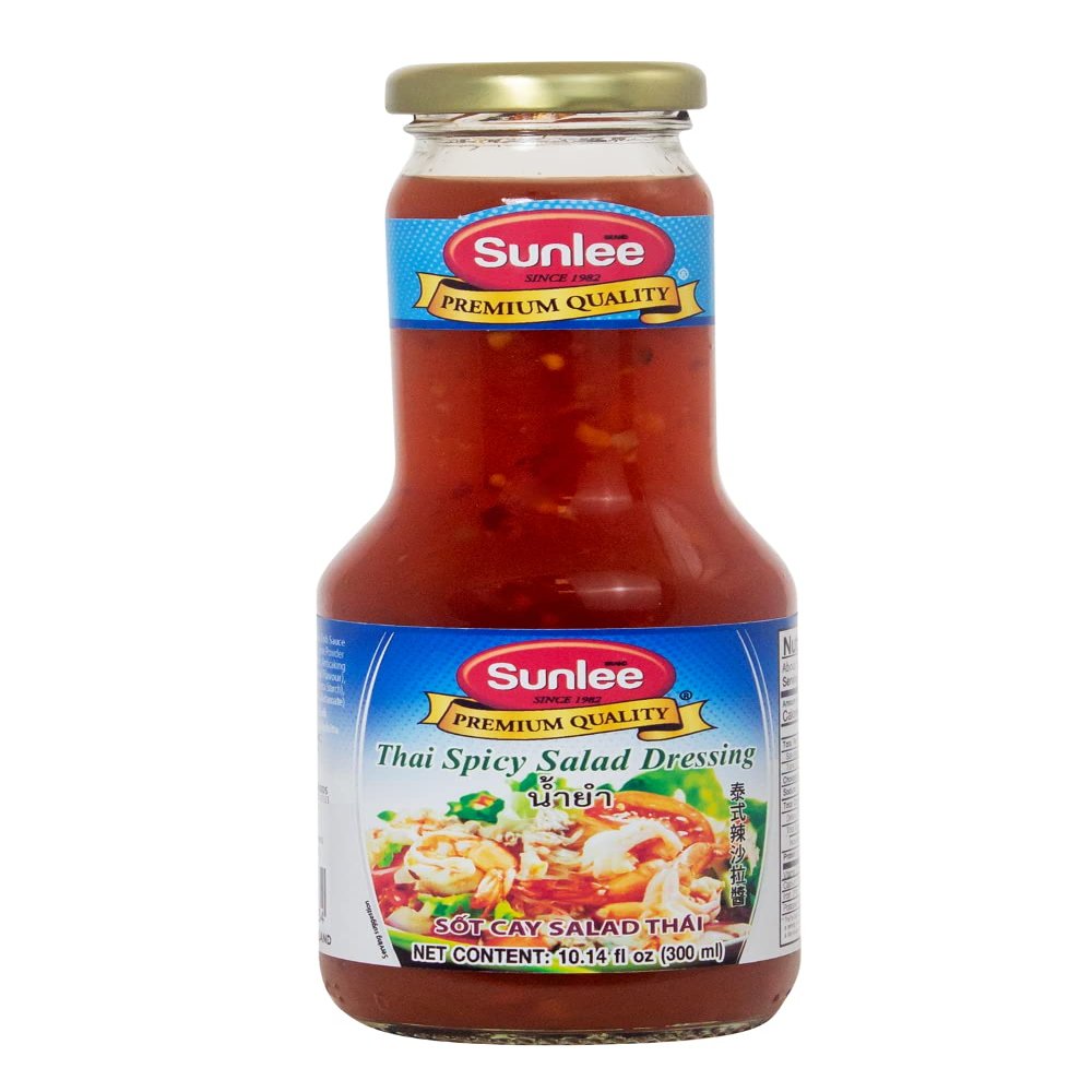 Sunlee Pre-mix sauces 10.14 fl oz (300 mL) [Pack of 2 Bottles] (Thai Spicy Salad Dressing (Yum))