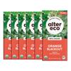 Alter Eco | Dark Chocolate Bars | Pure Dark Cocoa, Fair Trade, Organic, Non-GMO, Gluten Free (6-Pack Orange Blackout) view 1