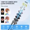 High-Definition Ear Wax Removal, Wireless Ear Cleaner, Safe and Gentle Ear Wax Removal Kit, Rechargeable Ear Cleaner with Camera and Light, Ear Cleaning Kit for Android and iOS (Black) view 2