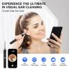 High-Definition Ear Wax Removal, Wireless Ear Cleaner, Safe and Gentle Ear Wax Removal Kit, Rechargeable Ear Cleaner with Camera and Light, Ear Cleaning Kit for Android and iOS (Black) view 3