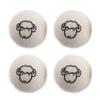 2/4/6pcs Reusable Wool Dryer Balls,Cute Pattern Laundry Washing Fleece Dry Kit Ball for Washing Machine Accessories(4 pcs-with Pattern) view 1