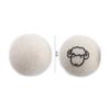 2/4/6pcs Reusable Wool Dryer Balls,Cute Pattern Laundry Washing Fleece Dry Kit Ball for Washing Machine Accessories(4 pcs-with Pattern) view 2