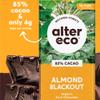 Alter Eco | Dark Chocolate Bars | Pure Dark Cocoa, Fair Trade, Organic, Non-GMO, Gluten Free (6-Pack almond Blackout) view 3