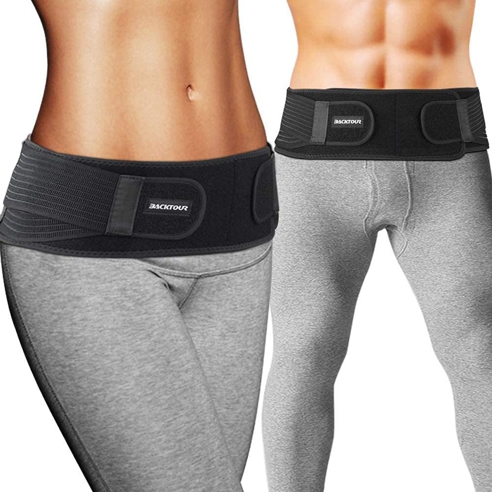 Backtour Si Belt Sacroiliac Belt for Women and Men That Alleviate Sciatic, Pelvic,Lower Back and Leg Pain, Stabilize SI Joint,Breathable Anti-Slip Sacroiliac Hip Brace Fit Hip Size 26" - 32"