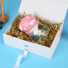 GoooodGift White Gift Box 10x7.3x3.5 Inches, Decorative Box with Ribbon, Empty Gift Box with Lid Magnetic Closure, Groomsman Box, Rectangle Collapsible Gift Boxes for Shirt (Matte White) view 4