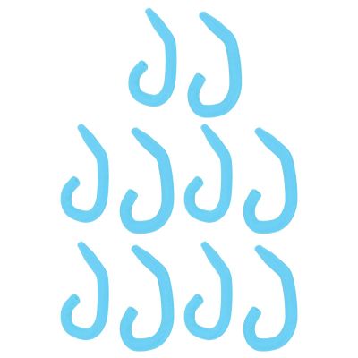 5 Pairs Mask Ear Protector, Silicone Ear Caps for Masks, Soft Reusable Friendly Ear Hook, Silicone Comfortable Pad of Mask Belt for Kids Adults (Light Blue)