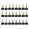 24pcs High Heel Replacement Tips Non Slip Shoes Repair Heel Dowels Protector (13x13cm) view 1