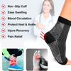 Ankle Sleeves, 2 Pairs Ankle Sleeves To Wear To Sleep In, Ankle Sleeves Socks For Women Men Foot Sleeve Support Relief For Pain (L/XL, 2 Pairs White) view 2