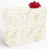 InterestPrint Personalized Name Wrap Paper Customized Golden Glitter 16 Years Old Funny Wrapping Paper Roll Birthday Gift for Boys Girls Baby Shower Wedding Anniversary 58x23 Inch 3 Roll view 1