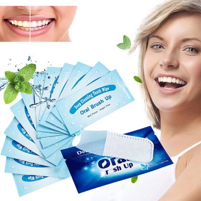 buyzg 300 Pcs of Mint-Flavored Wipes Dental Clean Teeth Wipe Cloth Tooth Cleansing Tool for Oral Deep Cleaning for Adults Kid(Color:Dark Blue,Size:150 pcs)
