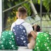 Talltalk 24 Pcs Paw Print Drawstring Backpack Reusable Paw Bags Pet Party Favor Gift Candy Goodies Treat String Bags Pet Theme Birthday Backpack for Girls Boys Kids view 4