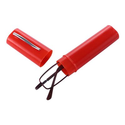 +1.0 1.5 2.0 2.5 3.0 3.5 4.0 Reading Glasses Hyperopia Eyewear Anti Blue Light Glasses Full Frame Ultralight Metal Frame With Case(+350,red)