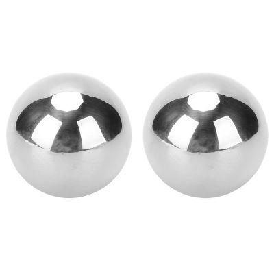 1 Pair 2.3 lb Solid Stainless Steel Baoding Balls, 2in Hand and Wrist Massage Balls Chinese Balls for Exercise Stress Relief