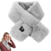 Heated Scarf, USB Portable Neck Heating Pad Heated Neck Wrap Cordless Electric Heating Scarf with 3 Adjustable Heat Level for Women Men Winter Warming view 1