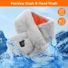 Heated Scarf, USB Portable Neck Heating Pad Heated Neck Wrap Cordless Electric Heating Scarf with 3 Adjustable Heat Level for Women Men Winter Warming view 4