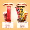 Bevzilla 60 Instant Coffee Powder Sachets(4 Flavours) - 120 Grams | Turkish Hazelnut, Colombian Gold, French Vanilla & English Butterscotch | 15 Sachets Each Flavour| Makes 60 Cups| 100 % Arabica view 2