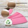 zsccxq Disposable Coffee Cup Sleeves Corrugated Kraft Paper Coffee Cup Sleeves Holder Protective Insulated Heat Espresso ForHot Drinks 8-24oz (Pink, 200 Pcs) view 3