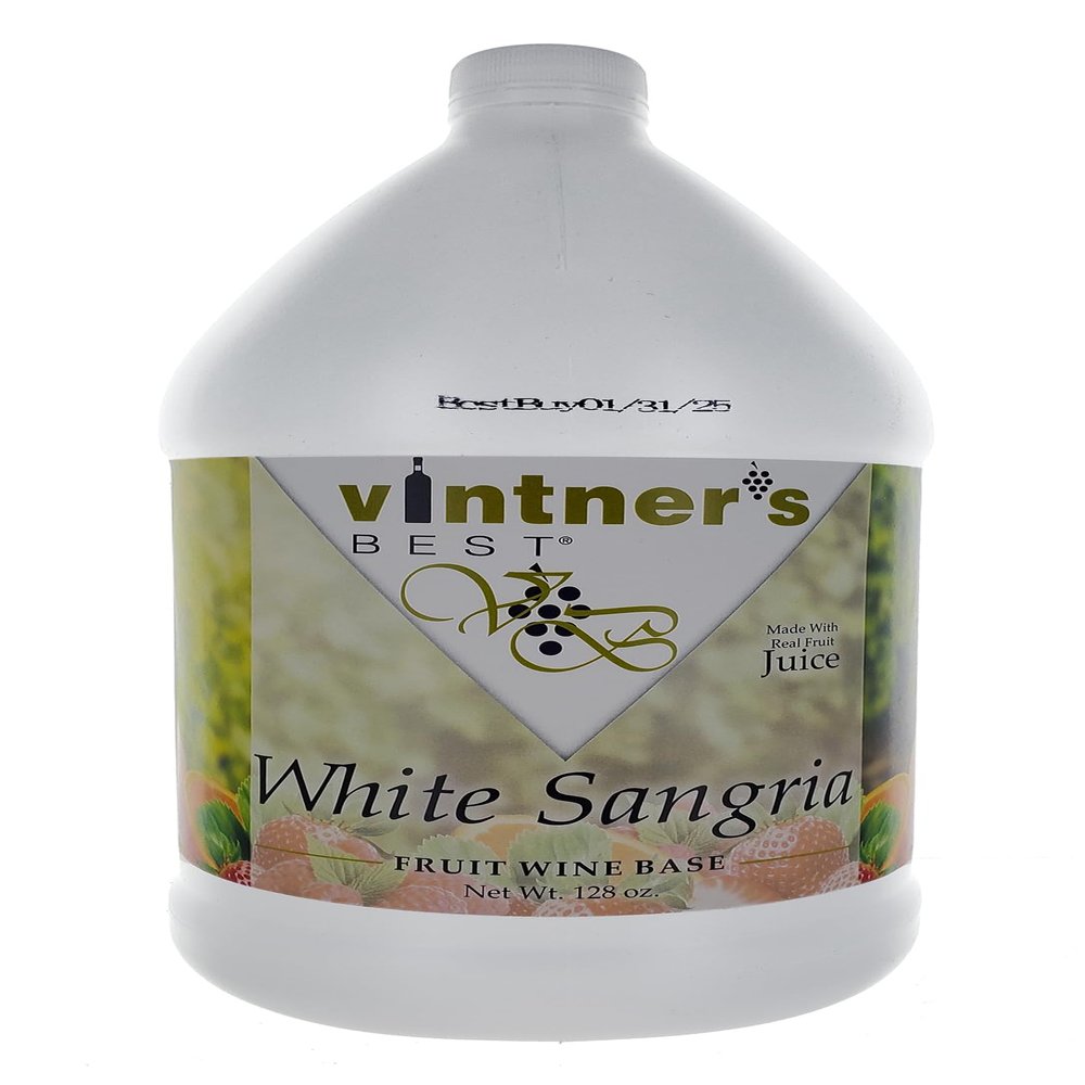 WHITE SANGRIA WINE BASE Vintners Best 128oz White Wine Base - Makes 5 Gallons