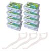 400pcs SHINEMOON Dental Floss Picks, Travel Pack, Glides Easy Between Teeth, Flosser for Preventing Tooth Decay & Gum Disease, Easy Grip Handle, Packed in Convenient Case (8 Boxes) view 1