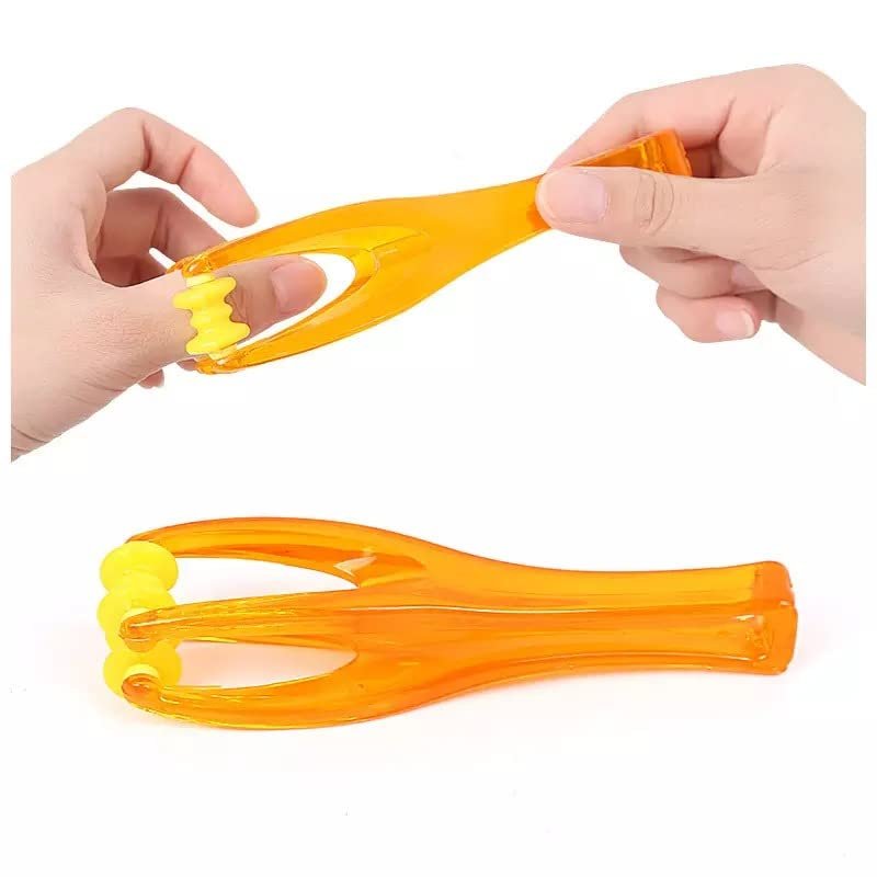 CHOUDHARY ACUPRESSURE Acupressure Finger Roller Massager & Toe Su-jok Finger Massage Stick Manual Dual Roller Massager for Complete Relaxation Tool