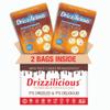 Drizzilicious Mini Flavored Rice Cakes Birthday Cake - Rice Crisps, Healthy Snack for Adults and Kids, Vegan, Gluten Free Snack, Allergen Free, Only 90 Calories Per 21 Pieces - 4 oz (Pack of 2) view 3