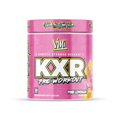 KXR Pre-Workout Energy Powder | Intense Energy Pre-Workout Drink for Men and Women| Improves Performance - Enhanced Focus & Increased Endurance | 30 Servings (Original Pink Lemonade)