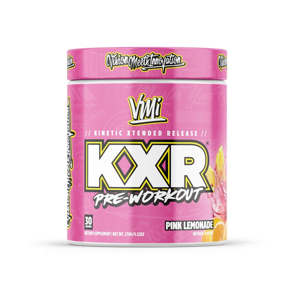 KXR Pre-Workout Energy Powder | Intense Energy Pre-Workout Drink for Men and Women| Improves Performance - Enhanced Focus & Increased Endurance | 30 Servings (Original Pink Lemonade)