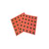 TUIC 2-ply Red and Black Dot Disposable Napkin 13 x 13 Inch Napkins Paper for Party Supplies Cocktail Wedding Birthday Anniversary Halloween Christmas Party Event (40 Pack) view 2