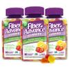 Fiber Advance Gummies | 100% Plant Based Fiber Supplement for Digestive Health | Chicory Root Inulin Prebiotic Gummies for Adults | Gluten Free, Vegetarian, & Non-GMO (Pack of 3) view 1