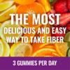 Fiber Advance Gummies | 100% Plant Based Fiber Supplement for Digestive Health | Chicory Root Inulin Prebiotic Gummies for Adults | Gluten Free, Vegetarian, & Non-GMO (Pack of 3) view 4