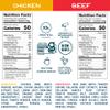 Bare Bones Bone Broth Instant Powdered Beverage Mix, Chicken & Beef, Variety Pack of 8, 4 Chicken & 4 Beef - 15g Sticks, 10g Protein, Keto & Paleo Friendly view 3