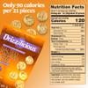 Drizzilicious Mini Flavored Rice Cakes Salted Caramel - Rice Crisps, Healthy Snack for Adults and Kids, Vegan, Gluten Free Snack, Allergen Free, Only 90 Calories Per 21 Pieces - 4 oz (Pack of 2) view 2