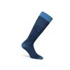 JOBST Casual Pattern Knee High Compression Socks, 15-20 mmHg, Closed Toe, Ocean Blue, Medium view 1