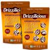 Drizzilicious Mini Flavored Rice Cakes Cookies & Cream - Rice Crisps, Healthy Snack for Adults and Kids, Vegan, Gluten Free Snack, Allergen Free, Only 90 Calories Per 21 Pieces - 4 oz (Pack of 2) view 1