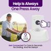 Medical Guardian MGMobile | Medical Alert Device for Seniors | Emergency Call Button, 24/7 Monitoring, Step Counter, GPS Tracking, Water-Resistant | Monthly Subscription Required | White view 3
