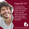 BESTVITE Vegan Vitamin D3 5000 IU + Vitamin K2 100 mcg as MK-7 (120 Vegetarian Capsules) - No Stearates - Vegan - Non GMO - Gluten Free view 2