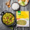 Ashoka Meals 1932, Vegan Spinach & Potato, All-Natural, Heat & Serve Microwaveable Indian Food, Saag Aloo, Kosher Certified, Great for Outdoors, Gluten-Free & with No Preservatives, Pack of 10 view 3