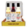 Wild Desert Gourmet Coffee Syrup Sampler Gift Set in Box 3 Pack BPA-Free Plastic 12 oz. Bottles with Pour Top - Vanilla, Horchata, Hazelnut Made with Non-GMO, 100% Pure Cane Sugar view 4
