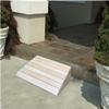 Bsetain Front Door Curb Ramp Wooden, Barrier Free Slope Pad for Kids/Elderly/Disabled - Stairs Step Transition Ramp (Size : 60x90x10cm/23.6x35.4x4in) view 1