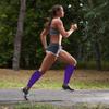 Novetec Calf Compression Sleeves for Men & Women (20-30mmhg) - Leg Compression Sleeve for Running, Cycling, Shin Splints Support, Relieve Legs Pain, Travel (One Pair)(Purple,Small) view 4
