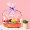50 Packs Large Cellophane Bags 18" X 24" Clear Cellophane Gift Basket Wraps 2.3 Mil Thick Transparent Cello Bags for Basket, 50ct Ribbon Bows UltraOutlet Ribbons and Bows, not of Paper, for Gift Wrapping view 2