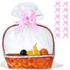 50 Packs 32 x 40 Inches Extra-large Inches Cellophane Bags for Basket Jumbo Clear Cellophane Wraps Clear Huge Cello Bags for Baskets, Gifts, Christmas Trees, Treats, Arts and Crafts, 50ct Ribbon Bows view 1